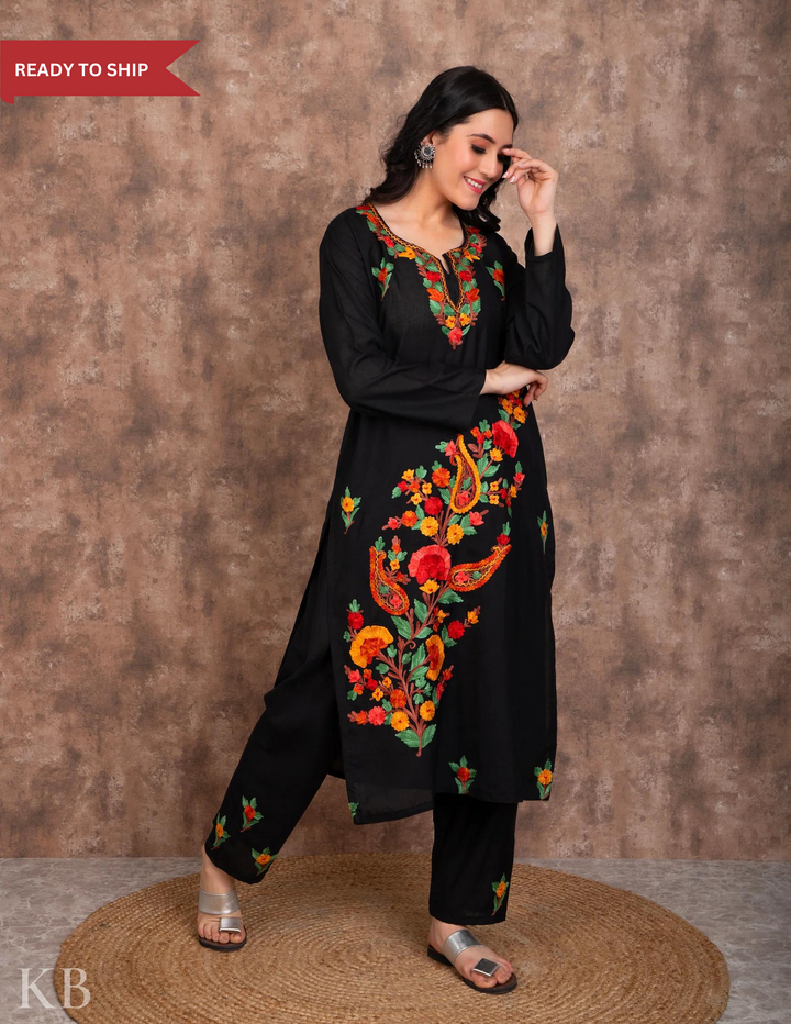 Buy Kashmiri Suits Online | Embroidered Summer Suits | KashmirBox ...