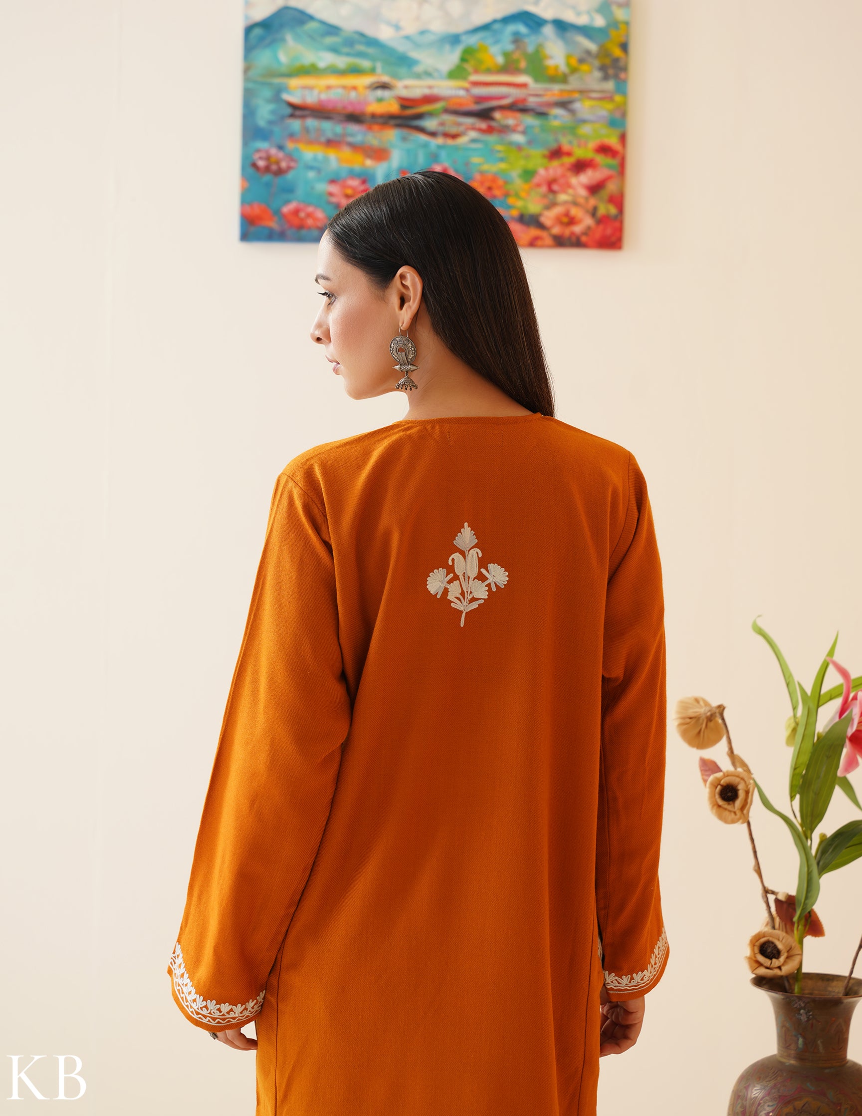 Rang-e-Khizan Marigold Paisley Aari Phiran