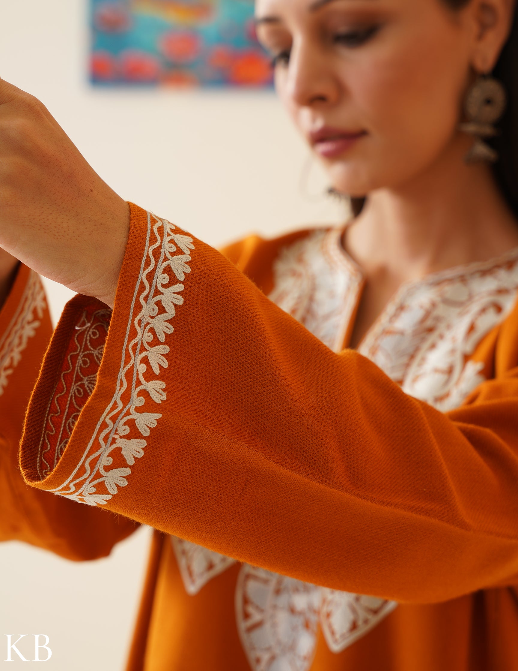 Rang-e-Khizan Marigold Paisley Aari Phiran