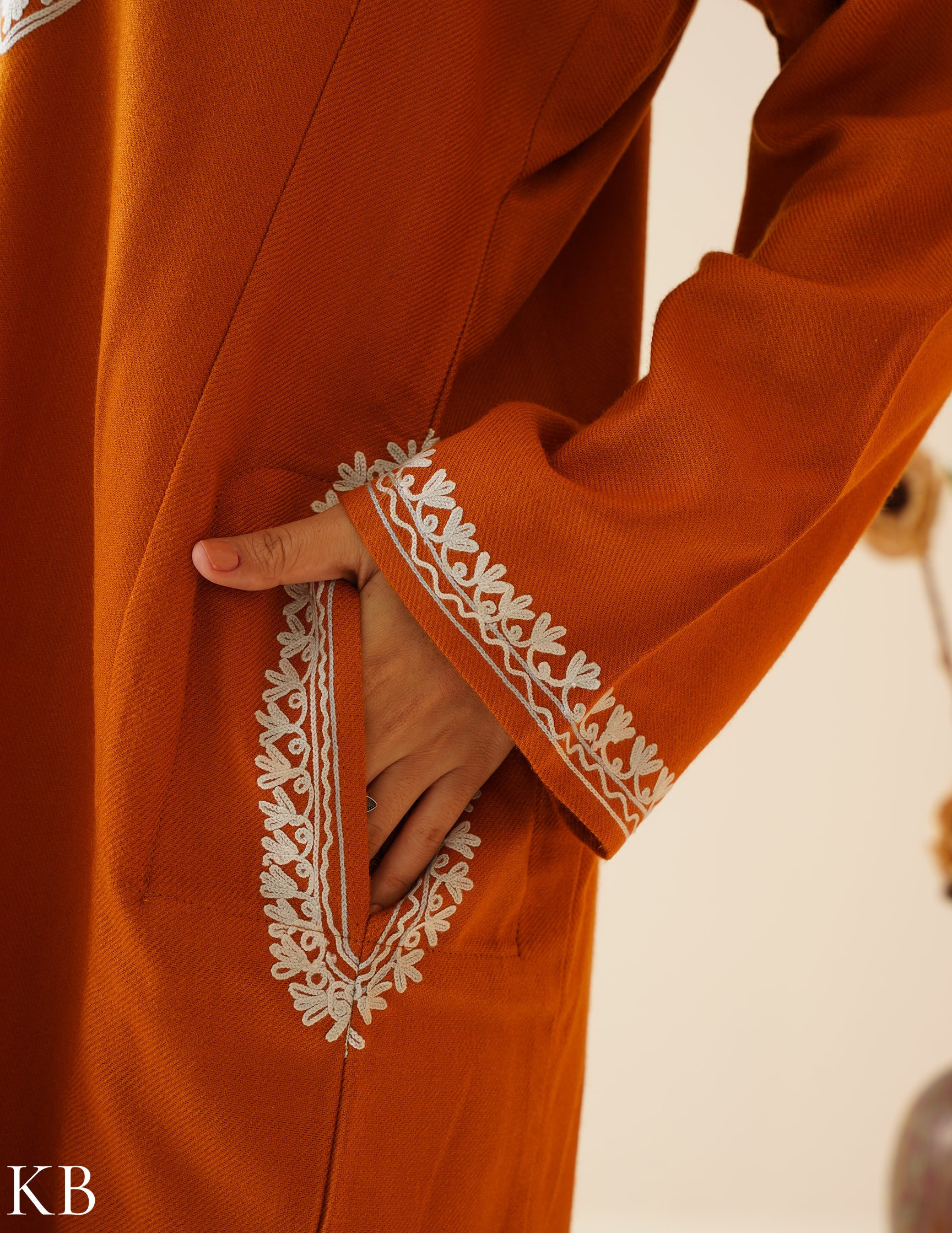 Rang-e-Khizan Marigold Paisley Aari Phiran