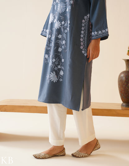 Rang-e-Khizan Kashmir Blue Aari Phiran