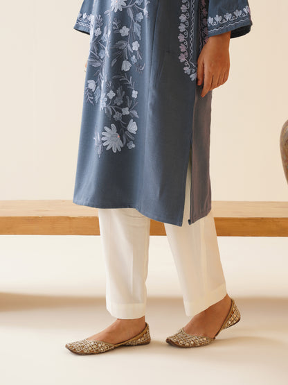 Rang-e-Khizan Kashmir Blue Aari Phiran