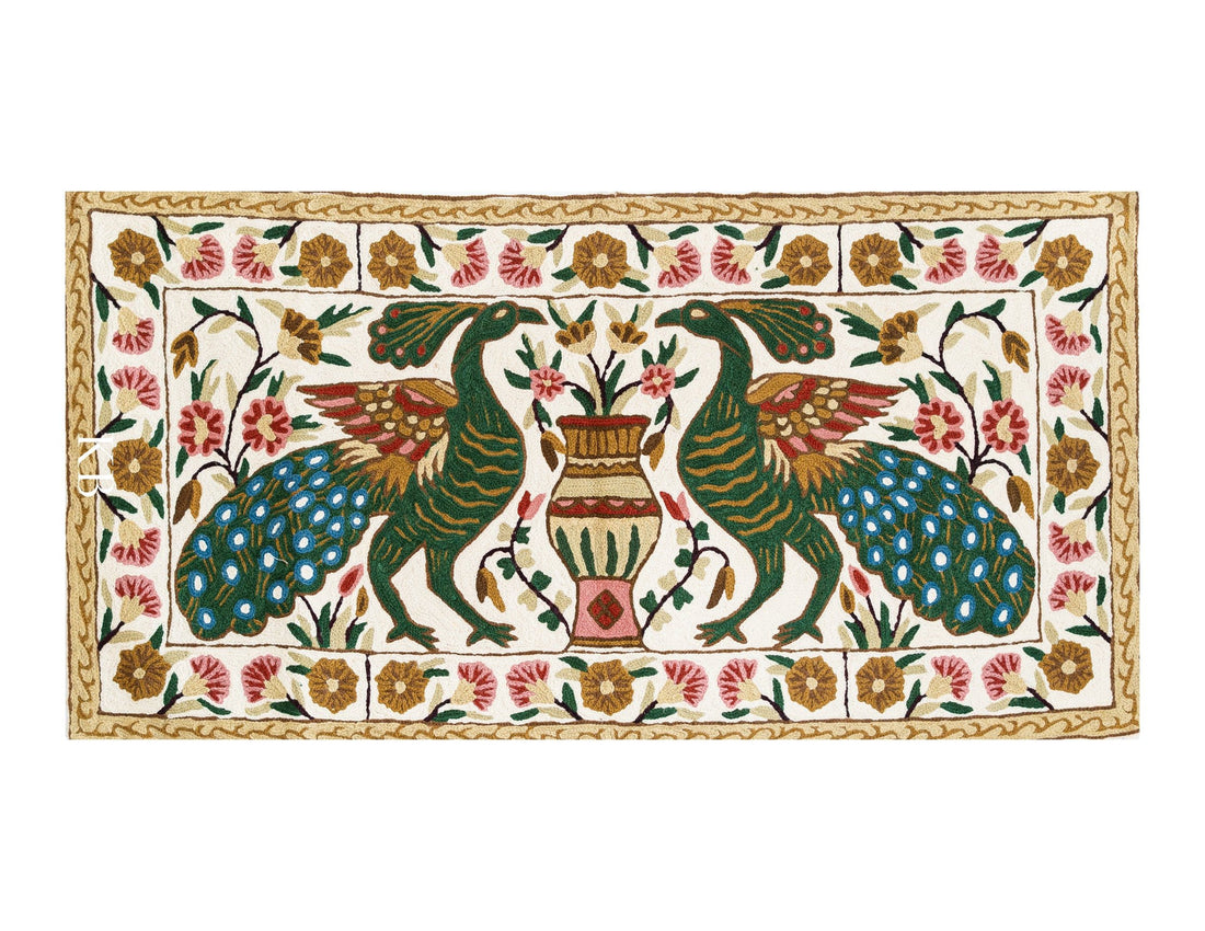 Diwan-e-Khas Mayura Stitched  Kashmiri Wall Textile