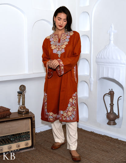 Rang-e-Khizan Rusty Paisley Aari Phiran