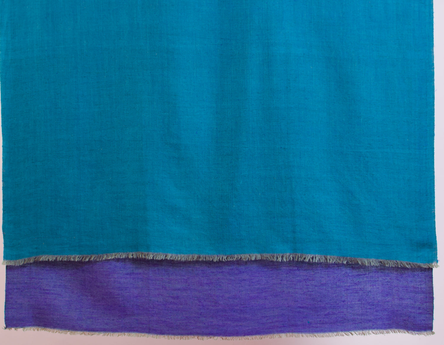 Sea Purple Handwoven Reversible Cashmere Pashmina Shawl