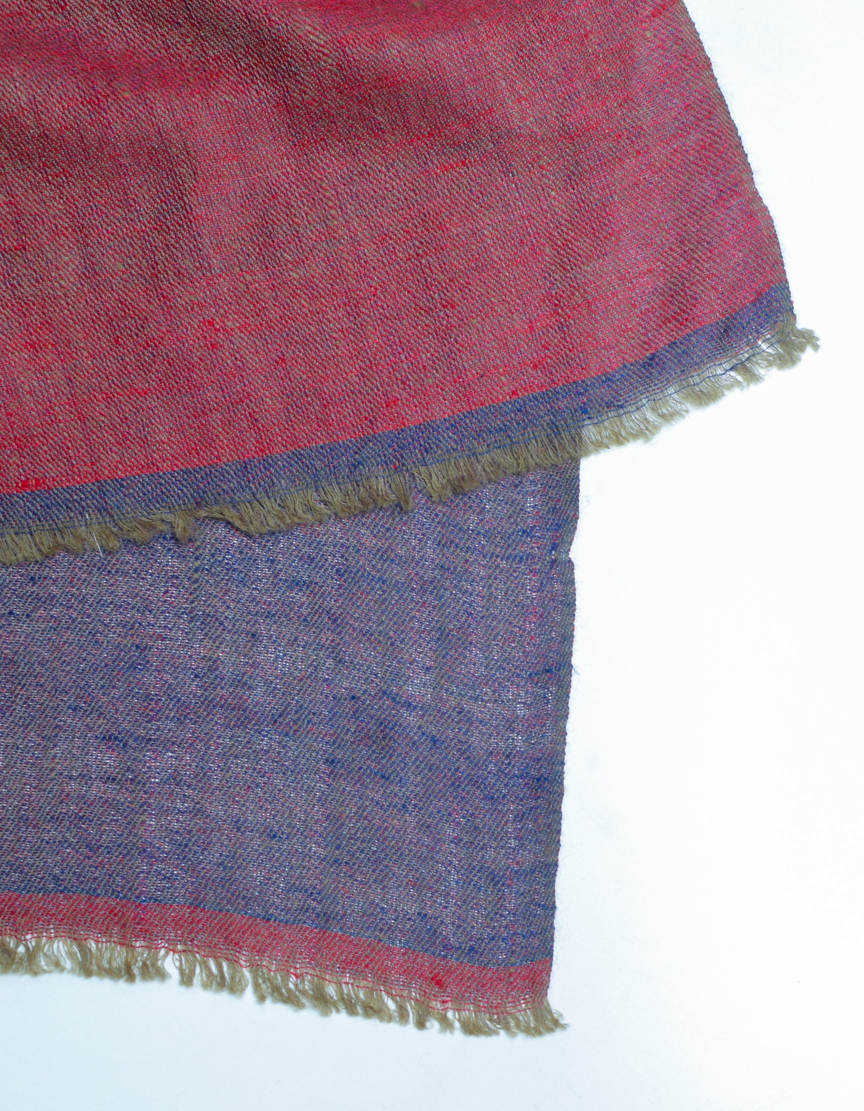 Maroon Berry Handwoven Reversible Cashmere Pashmina Shawl