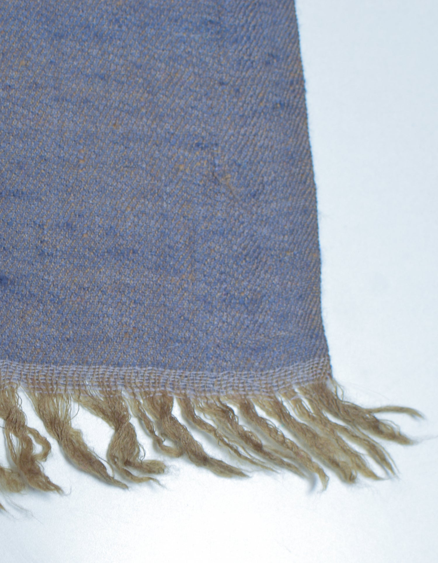 Dual Grey Handwoven Reversible Cashmere Pashmina Shawl