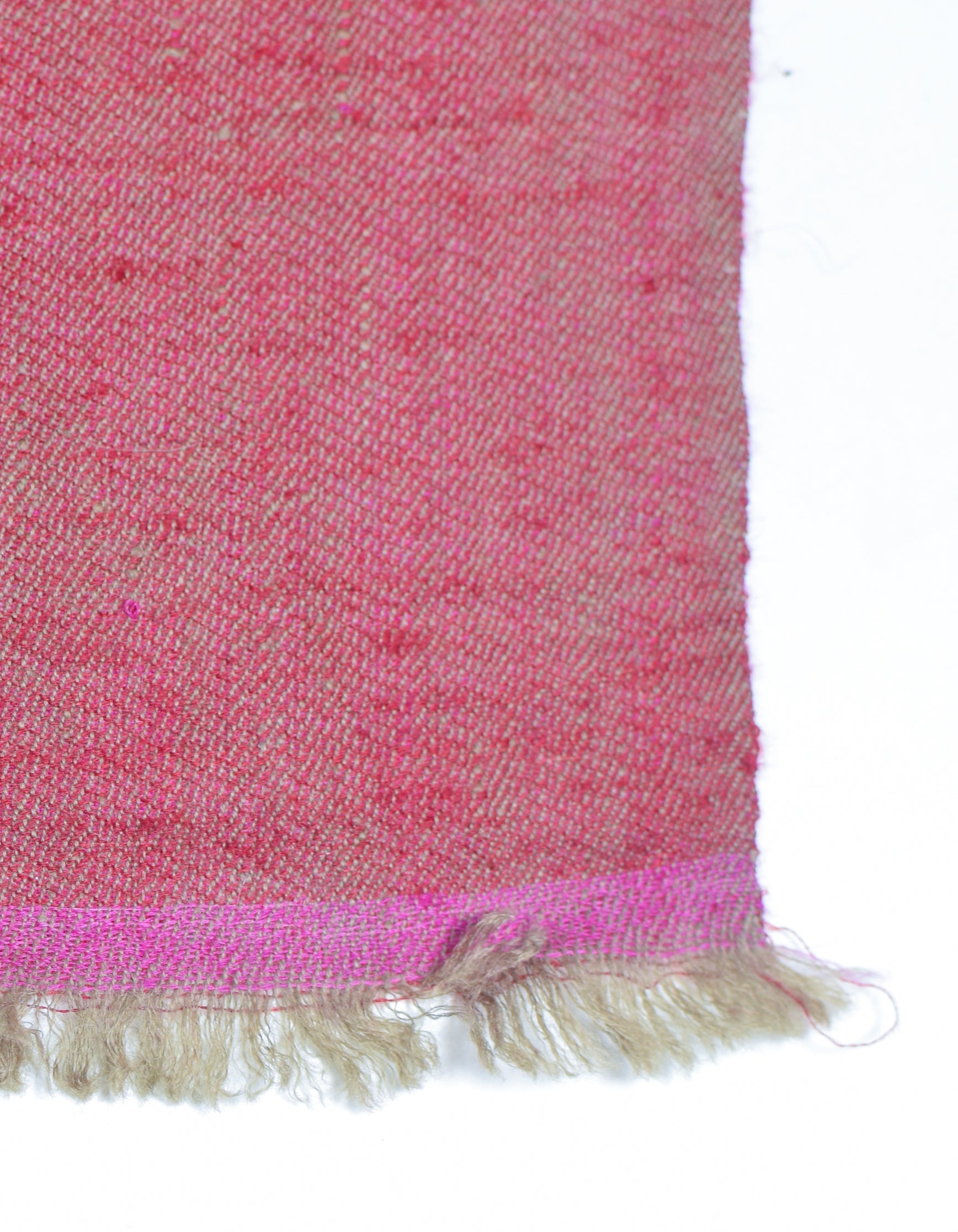 Cherry Pink Handwoven Reversible Cashmere Pashmina Stole