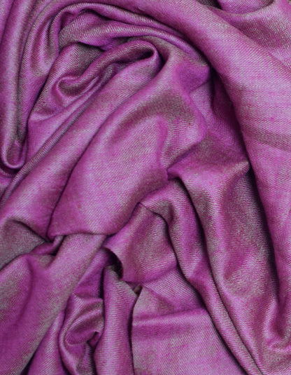 Cherry Pink Handwoven Reversible Cashmere Pashmina Stole