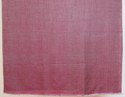 Cherry Pink Handwoven Reversible Cashmere Pashmina Stole