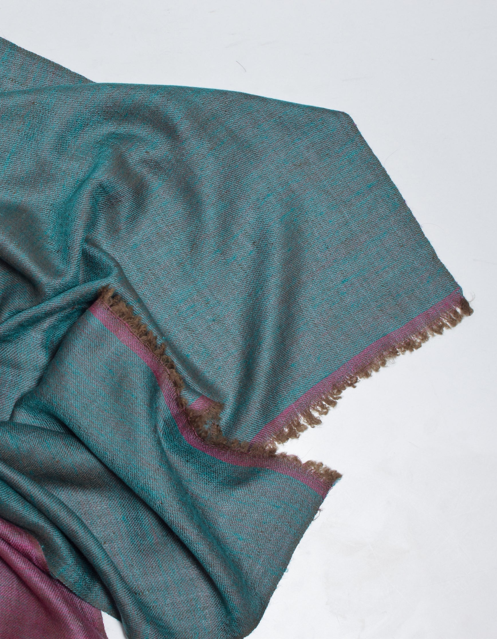 Sea Grape Handwoven Reversible Cashmere Pashmina Stole