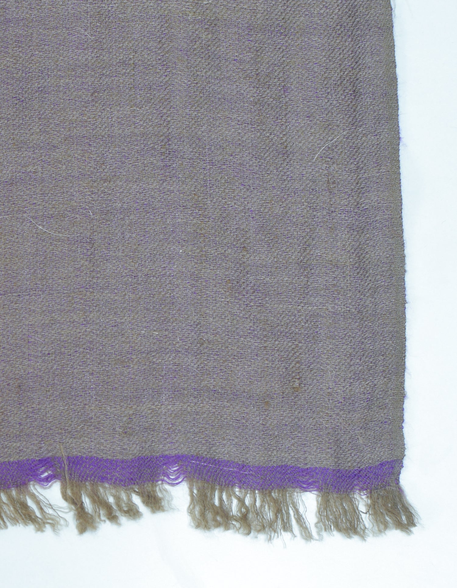 Indigo Grey Handwoven Reversible Cashmere Pashmina Stole