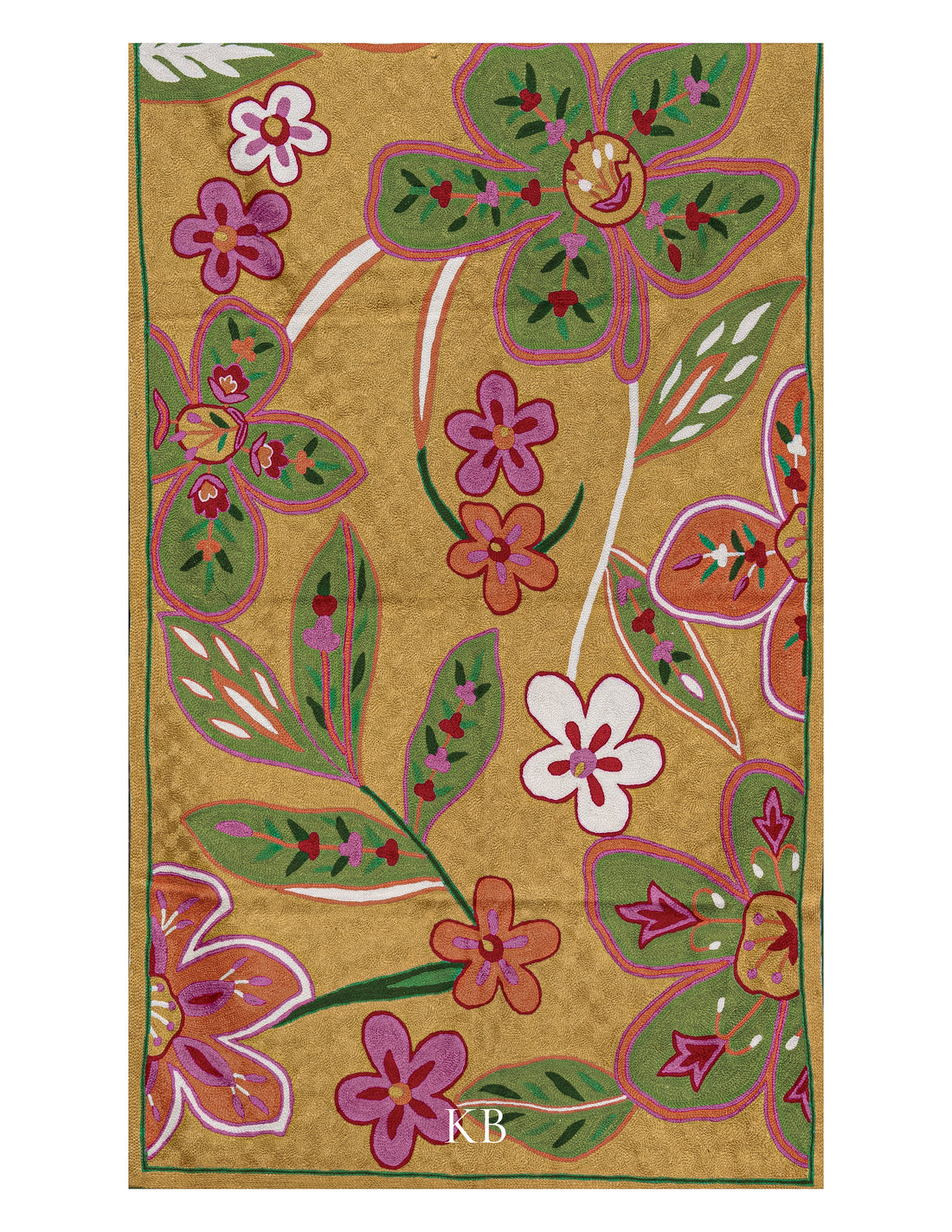 Diwan-e-Khas Spring Blossom Kashmiri Rug