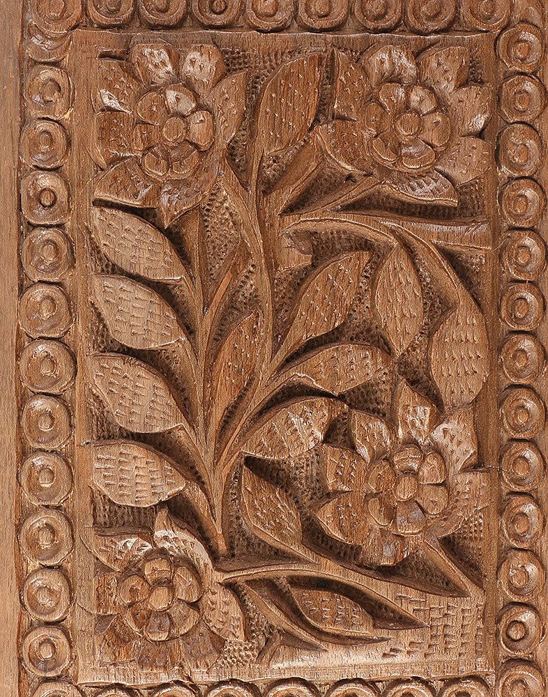 Spring Bloom Walnut Wood Box - Kashmir Box