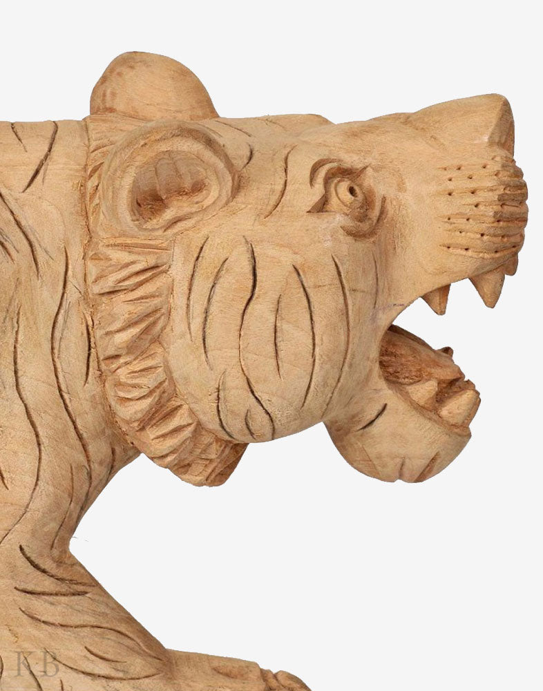 Wooden cheapest tiger head