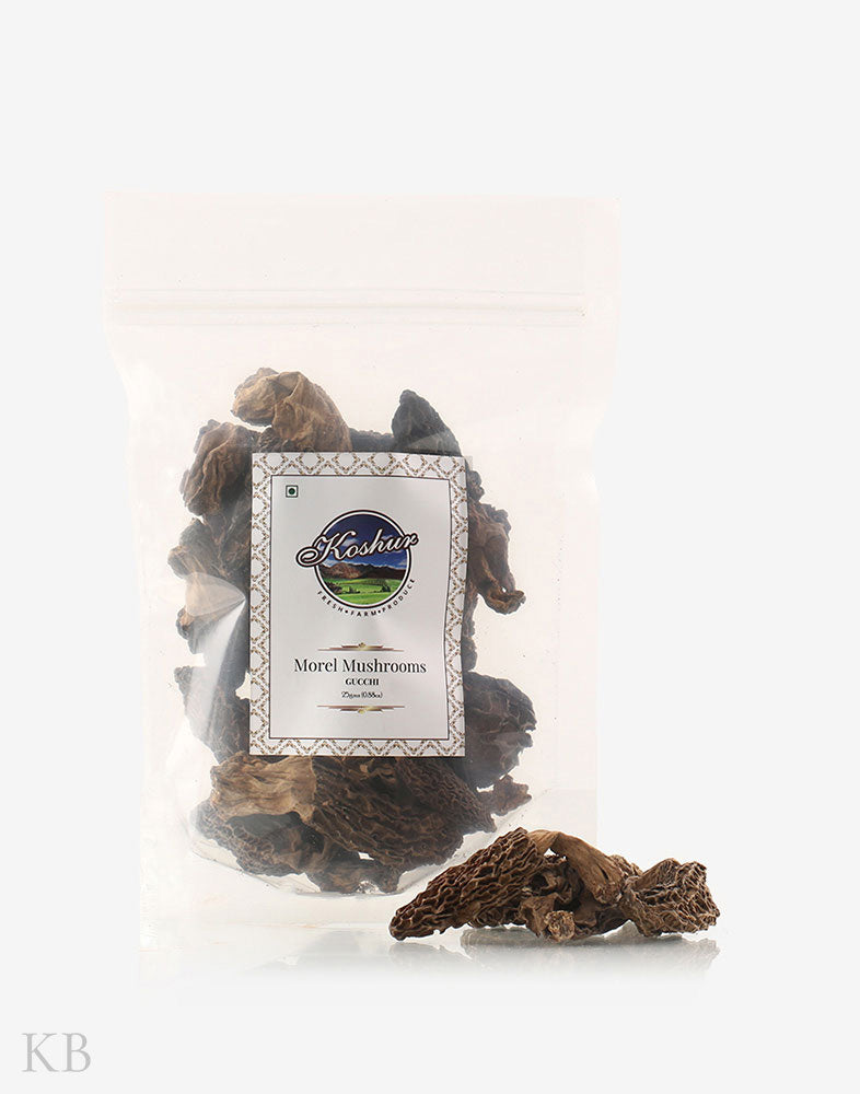 Dried Morel Mushrooms (25 Grams) - KashmirBox.com