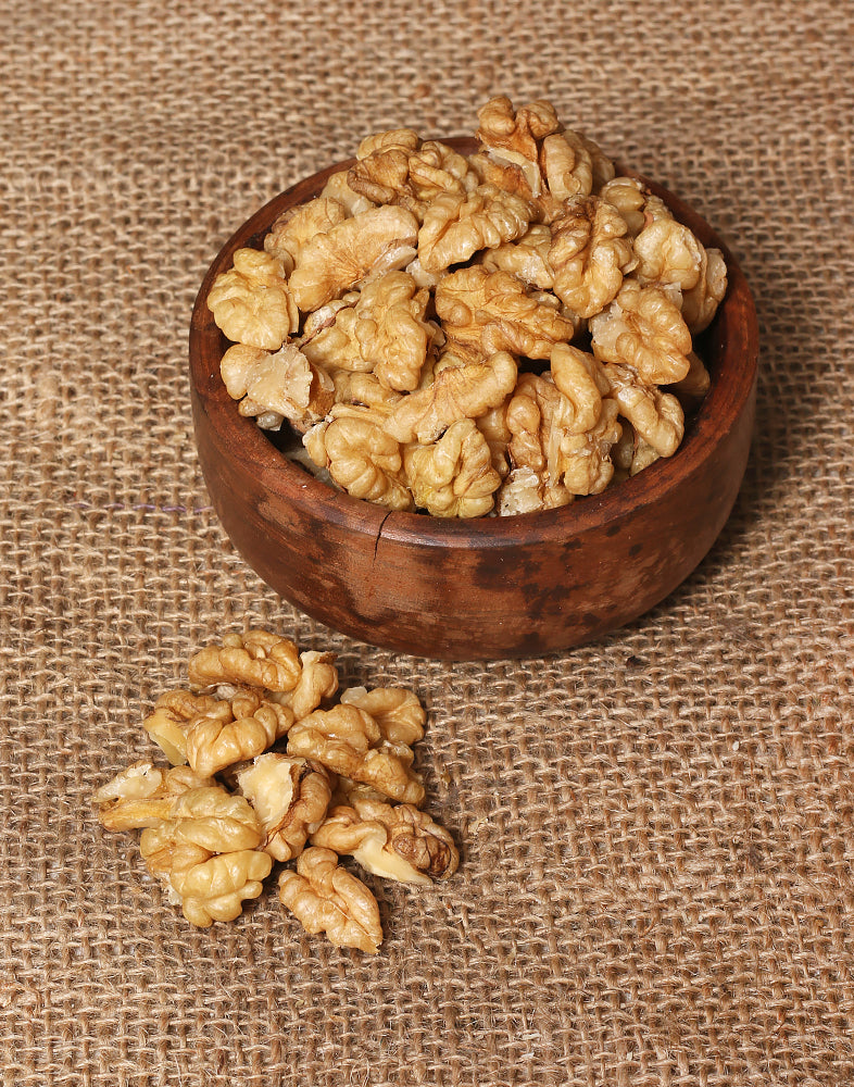 Koshur Walnut Kernels Snow White Quarter (Milky) - KashmirBox.com