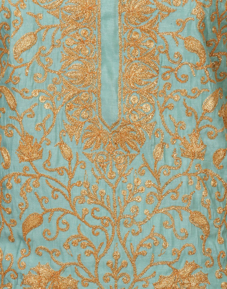 Buy Online Tilla Embroidered Silk Suits | Kashmiri Suits | Kashmir 