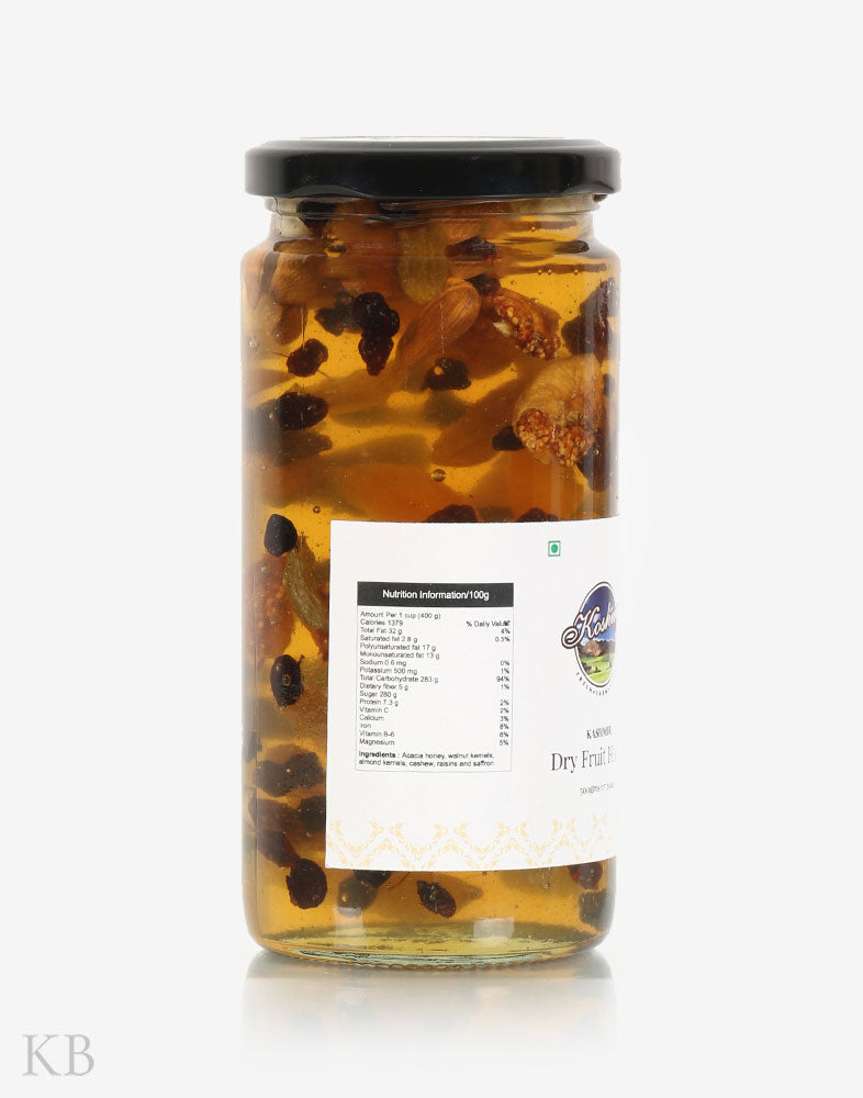 Koshur Dry Fruit Mix Acacia Honey - Kashmir Box