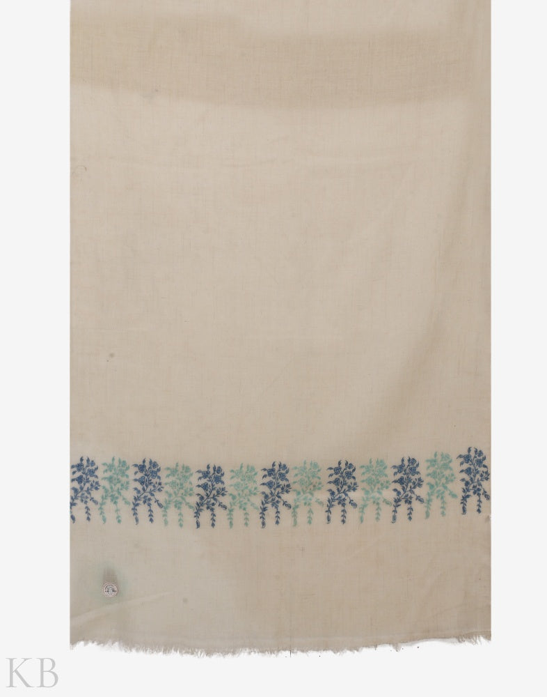 Sagar E Sozni Palla GI Cashmere Stole - Kashmir Box