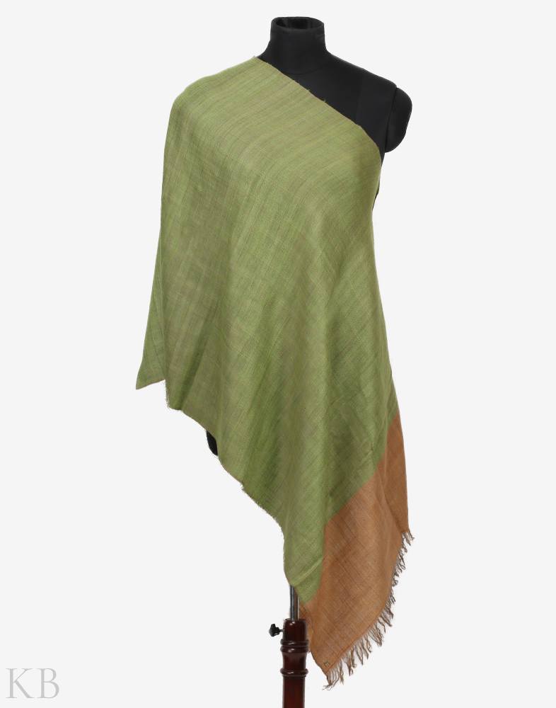 Rang E Sabz Reversible Pashmina Stole - Kashmir Box