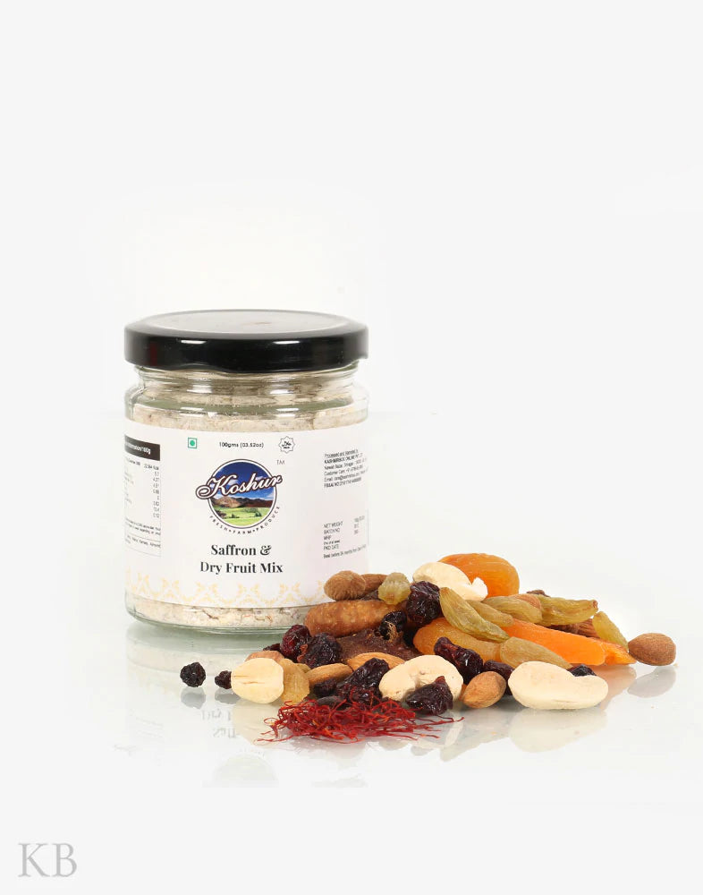 Koshur Dry Fruit And Saffron Mix and Shilajit Combo - Kashmir Box