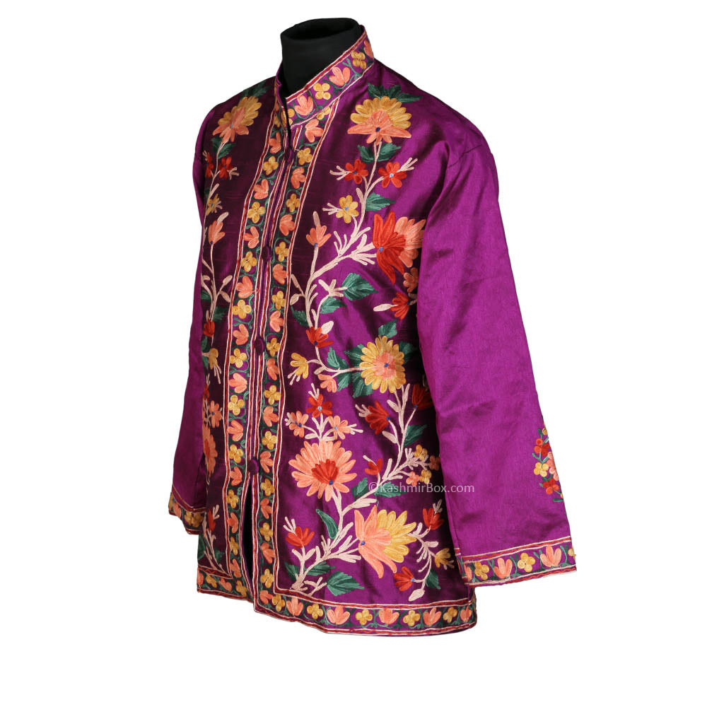 Non Zipper Full Sleeves Woolen Kashmiri Embroidered Jacket, for Easy To  Fit, Compact Size, Gender : Female at Best Price in Srinagar