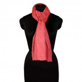 Deep Pink  Woolen Stole - KashmirBox.com