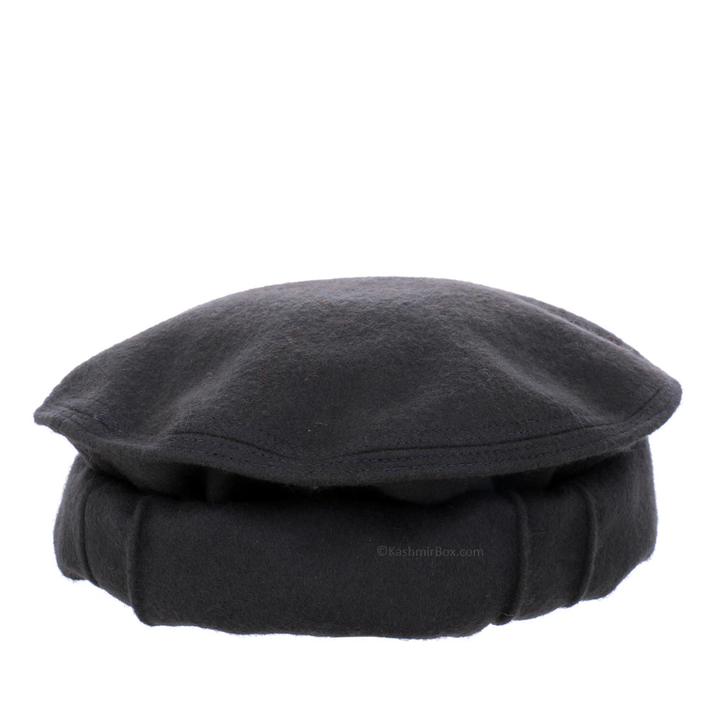 Gray Pakol Cap - KashmirBox.com