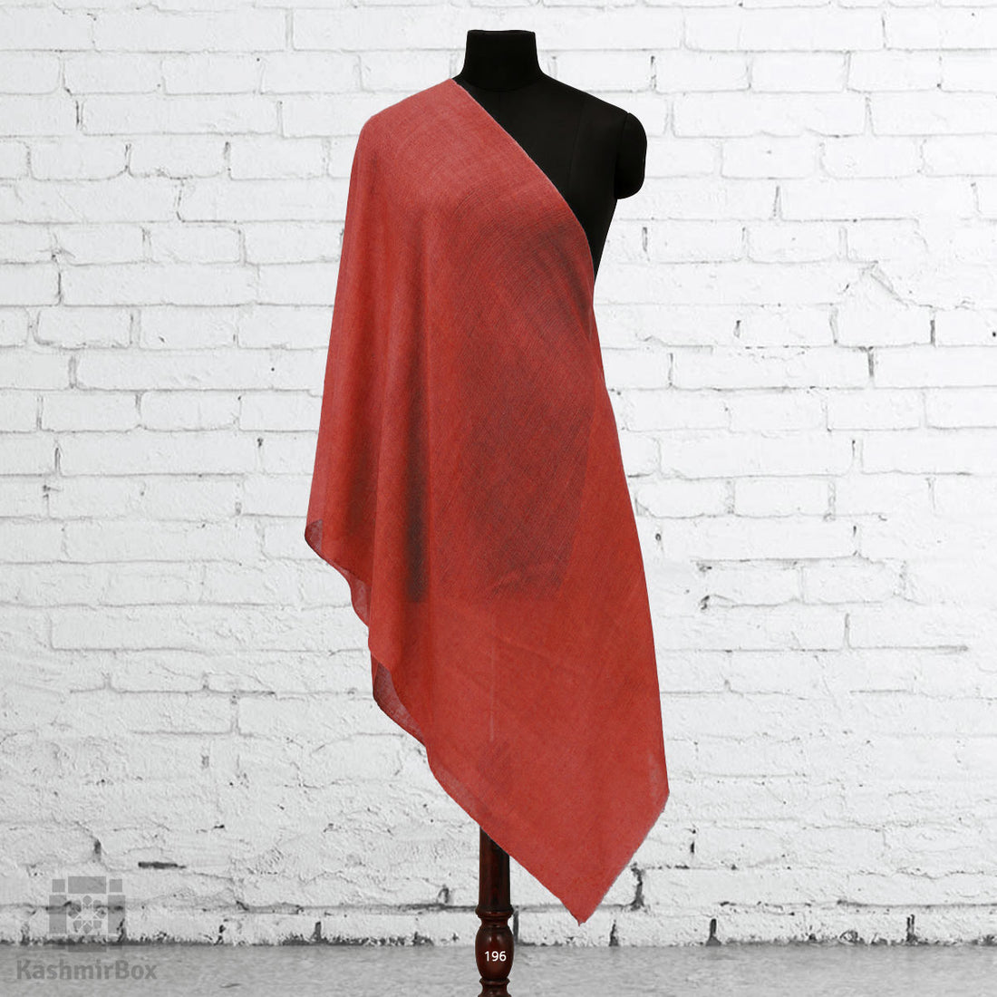 Berry Red Woolen Stole - KashmirBox.com