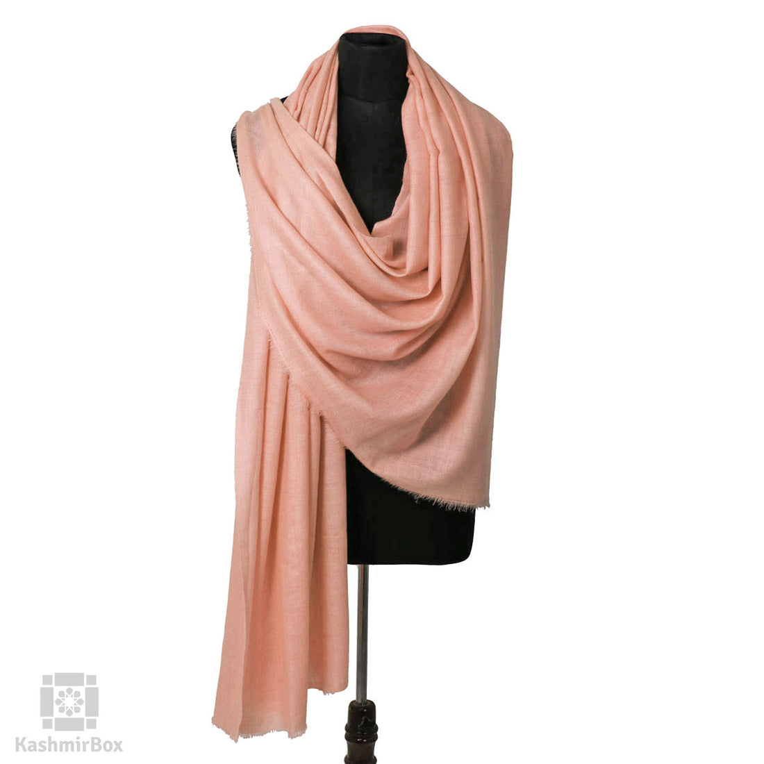 Pink Woolen Shawl - Kashmir Box