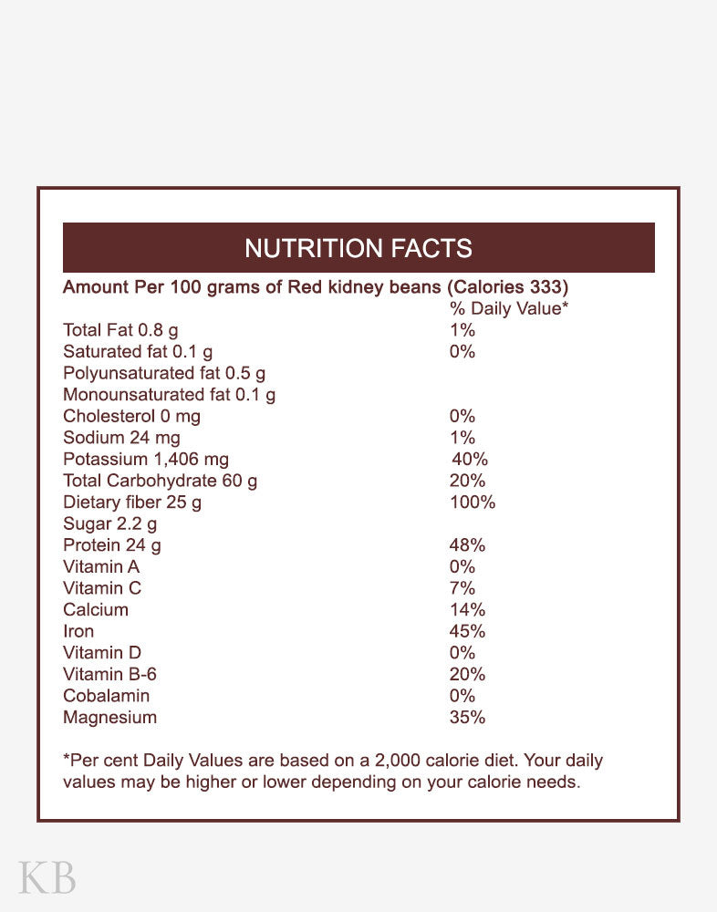 Koshur Rajma Red Kidney Beans - KashmirBox.com
