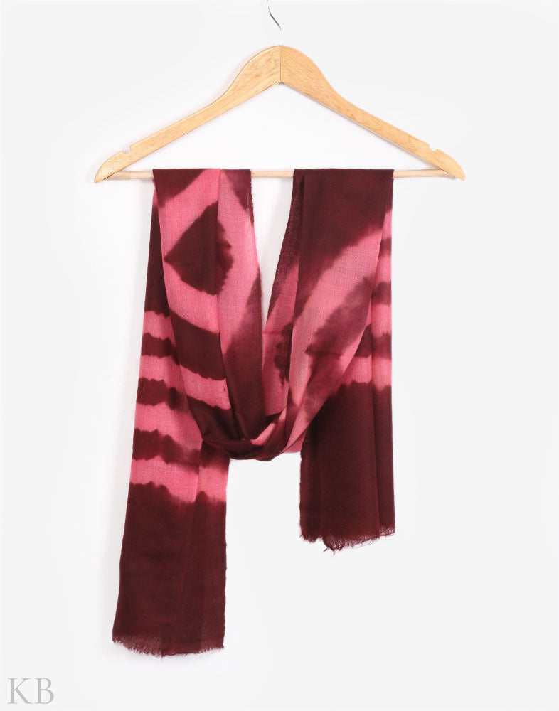 Pink Dip Dye good Cashmere Scarf