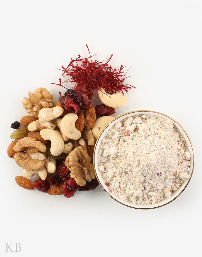 Koshur Dry Fruit And Saffron Mix - Kashmir Box