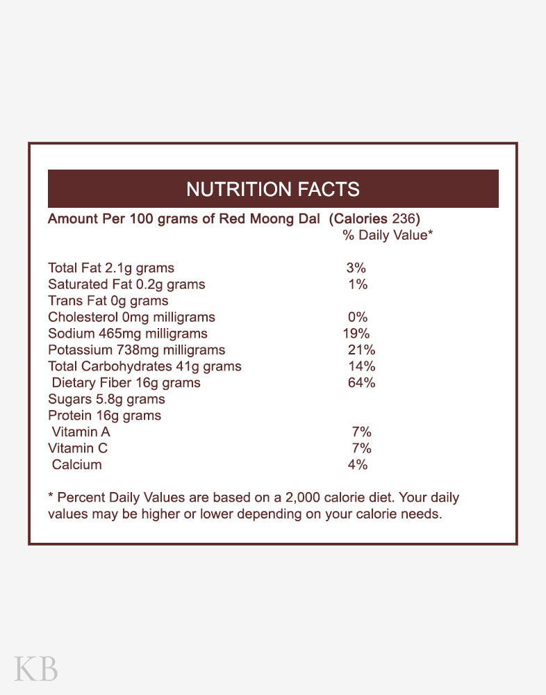 Koshur Red Kashmiri Moong Dal - Kashmir Box